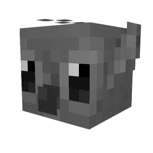 gamemonster200 Minecraft avatar head, 3D render