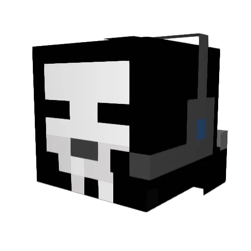 gameofthrone50 Minecraft avatar head, 3D render