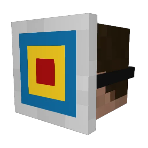 gameoverboy666 Minecraft avatar head, 3D render