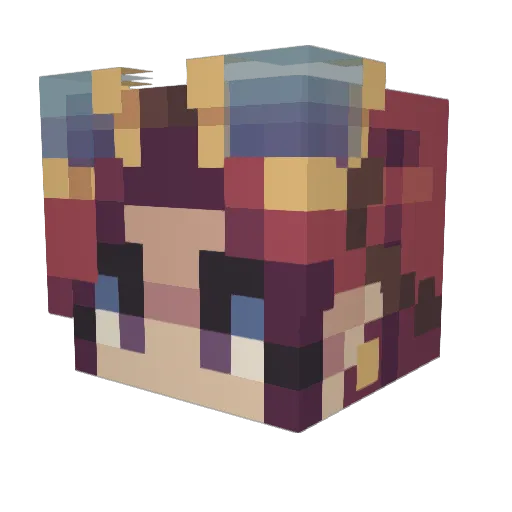 gameplayer3056 Minecraft avatar head, 3D render