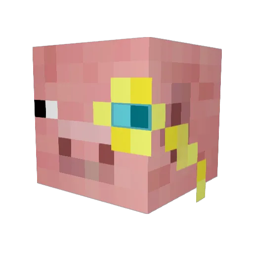 gamepro86 Minecraft avatar head, 3D render