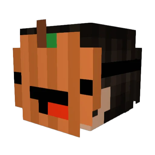 gamer0012 Minecraft avatar head, 3D render