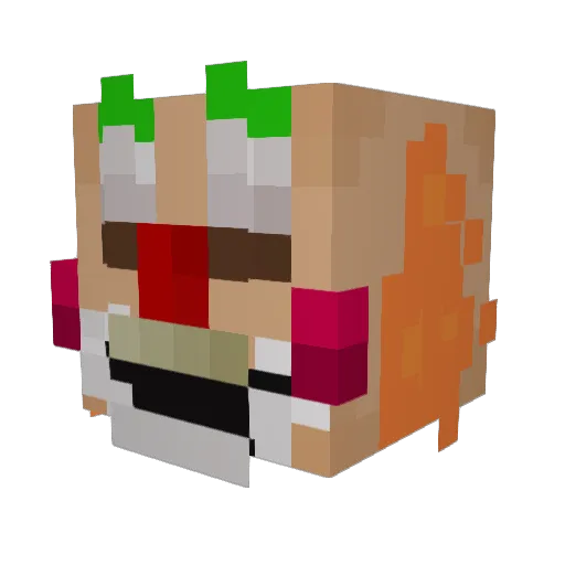 gamer0413 Minecraft avatar head, 3D render