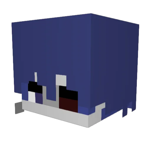gamer8534 Minecraft avatar head, 3D render