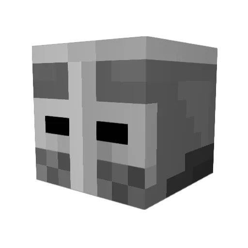 gamer_nl Minecraft avatar head, 3D render