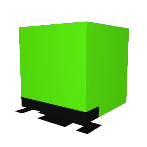 gamerblevins Minecraft avatar head, 3D render