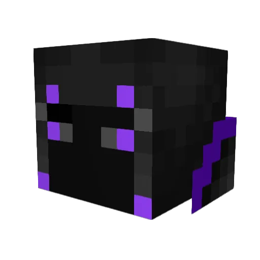 gamerboss_2 Minecraft avatar head, 3D render
