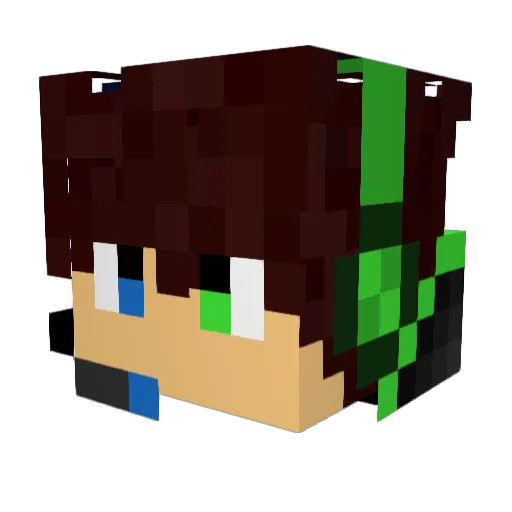 gamerboy1031 Minecraft avatar head, 3D render
