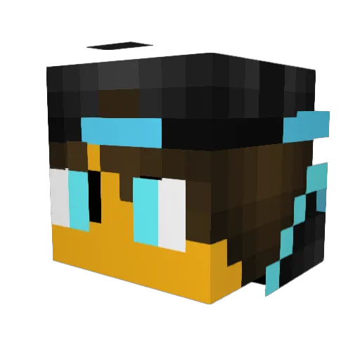 gamerboy236 Minecraft avatar head, 3D render