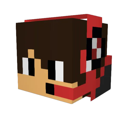 gamerboy2701 Minecraft avatar head, 3D render