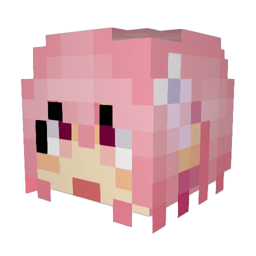 gamerjinwoo2000 Minecraft avatar head, 3D render