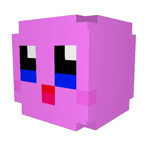 gamerkitty4822 Minecraft avatar head, 3D render