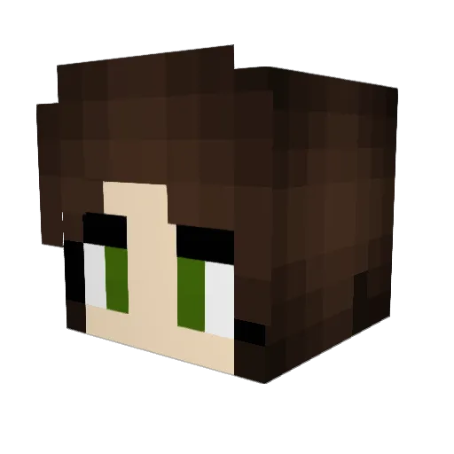 gamermiracle Minecraft avatar head, 3D render