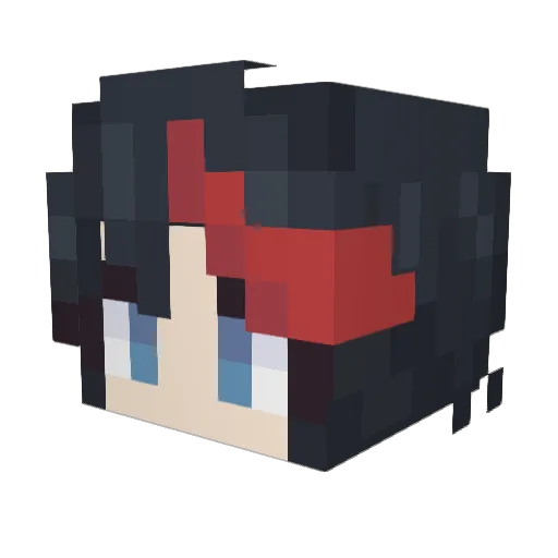 gamernut64 Minecraft avatar head, 3D render