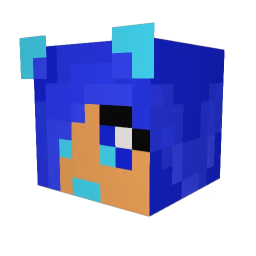 gamerplayer1254 Minecraft avatar head, 3D render