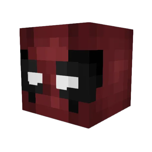 gamershow Minecraft avatar head, 3D render