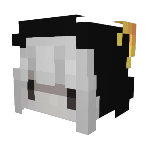 gamertoine22 Minecraft avatar head, 3D render