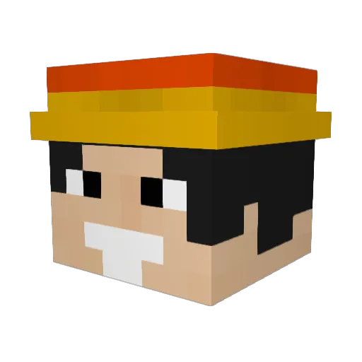 gamesboi Minecraft avatar head, 3D render