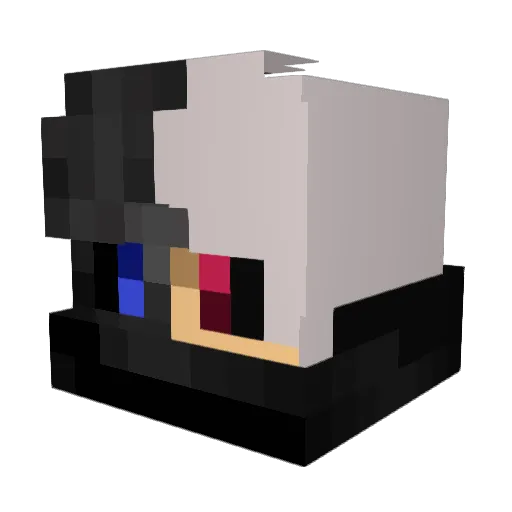 gamesense187 Minecraft avatar head, 3D render