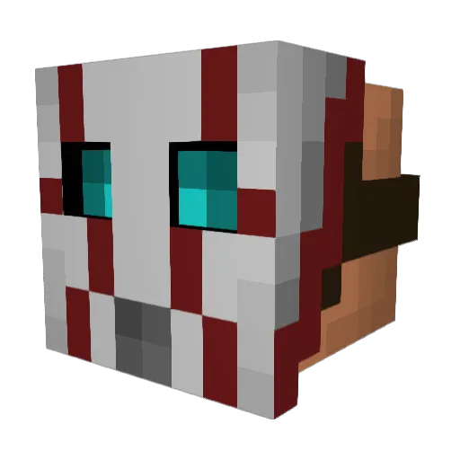 gameshot97 Minecraft avatar head, 3D render