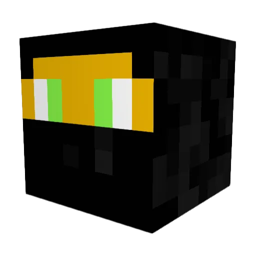 gamesnation Minecraft avatar head, 3D render