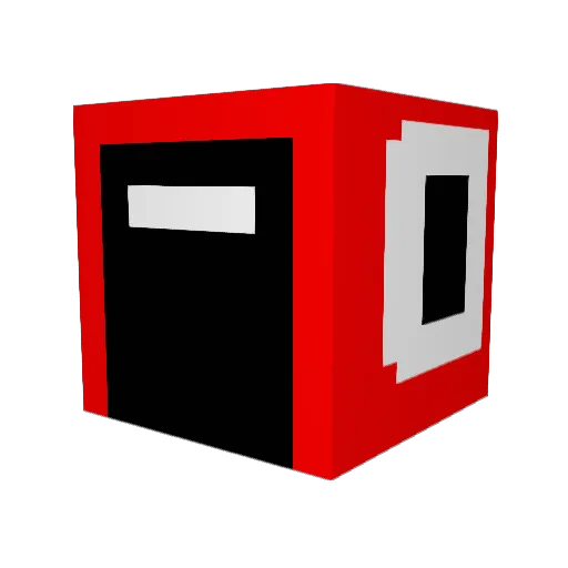 gamesta2 Minecraft avatar head, 3D render