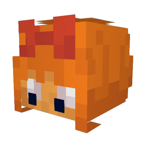 gameygraph Minecraft avatar head, 3D render