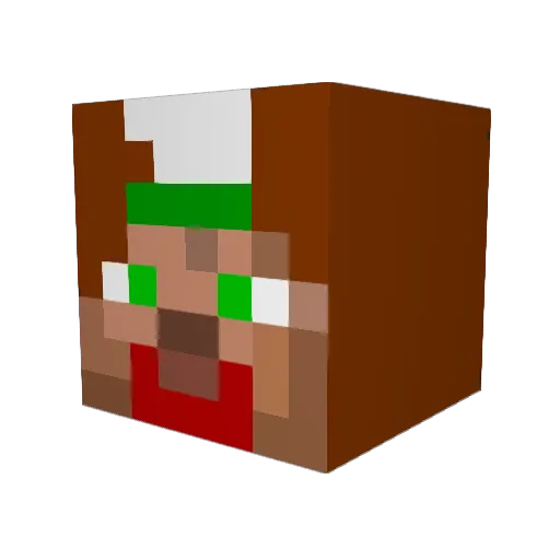gamie1138 Minecraft avatar head, 3D render