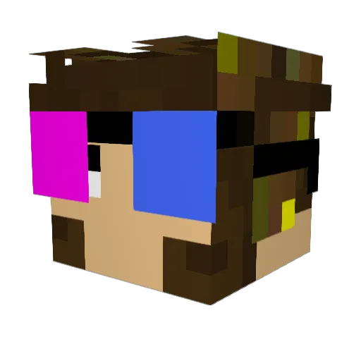 gamingboi3 Minecraft avatar head, 3D render