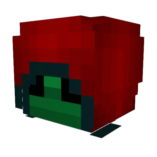 gamingcom Minecraft avatar head, 3D render
