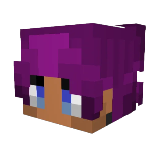 gamingcraft256 Minecraft avatar head, 3D render
