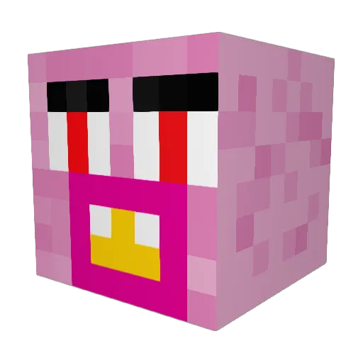 gamingphil77 Minecraft avatar head, 3D render
