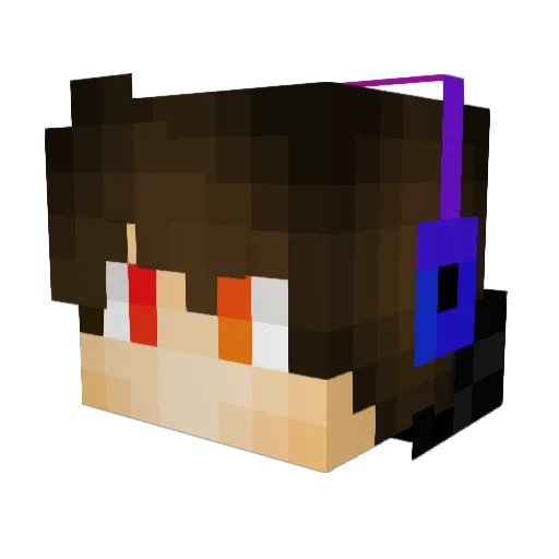 gamingwithace52 Minecraft avatar head, 3D render