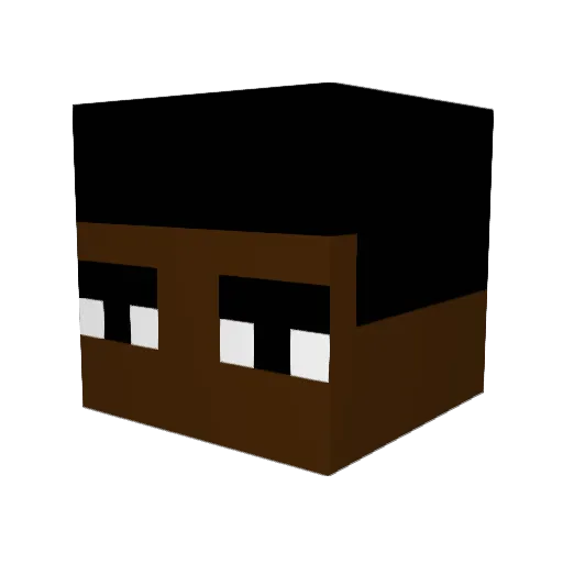 gamja0361 Minecraft avatar head, 3D render