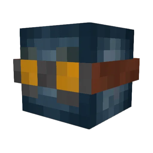 gamo290 Minecraft avatar head, 3D render