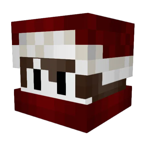 gamonmardTHAI Minecraft avatar head, 3D render