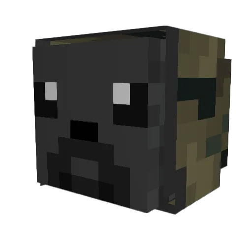 gampferkevin Minecraft avatar head, 3D render