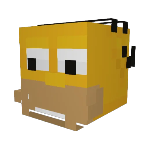 gamzagamza123 Minecraft avatar head, 3D render