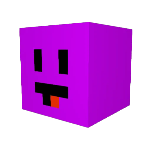 ganasama Minecraft avatar head, 3D render