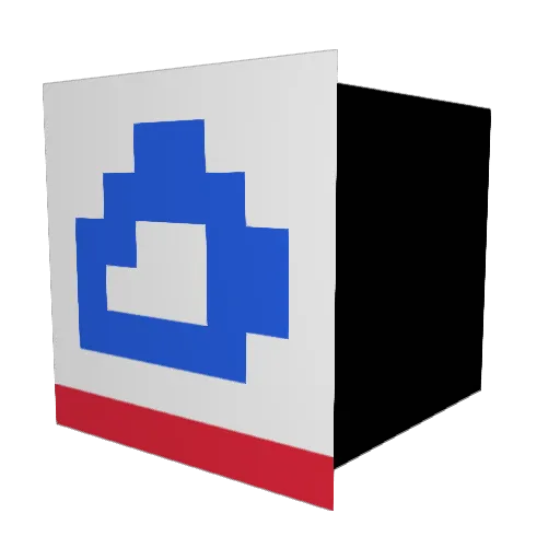 gandi1200 Minecraft avatar head, 3D render
