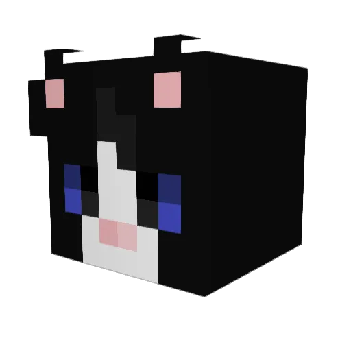 gang__07 Minecraft avatar head, 3D render