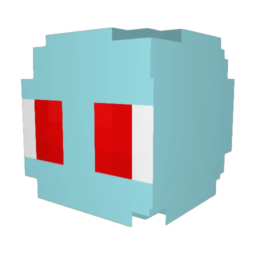 gangsiyeong Minecraft avatar head, 3D render