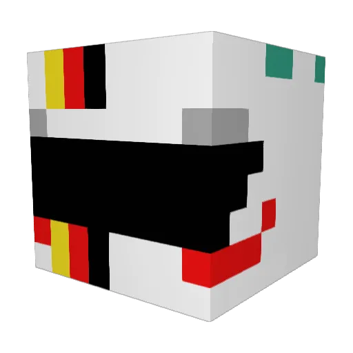 gangstarrLB8 Minecraft avatar head, 3D render