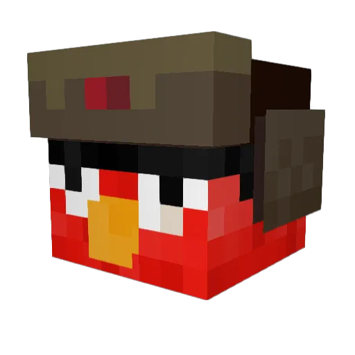 ganimed2 Minecraft avatar head, 3D render