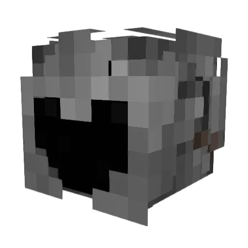 ganja_gonjo Minecraft avatar head, 3D render