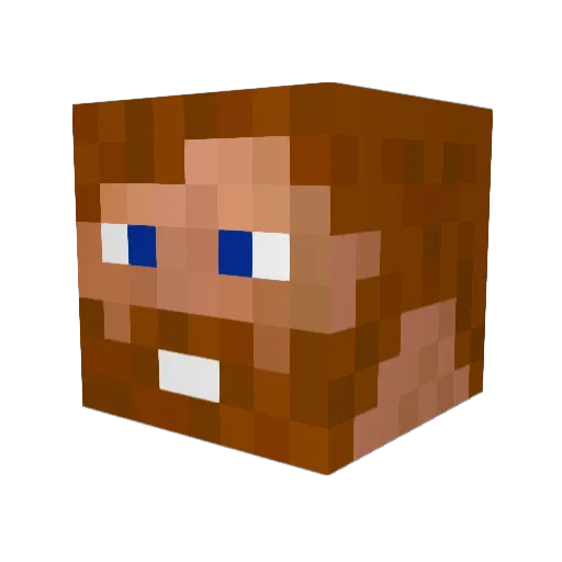 ganjaman87 Minecraft avatar head, 3D render