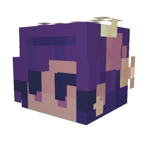gankmidplzop Minecraft avatar head, 3D render