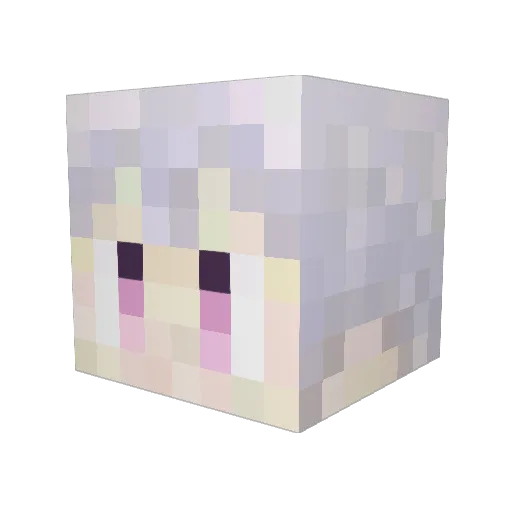 ganma288 Minecraft avatar head, 3D render