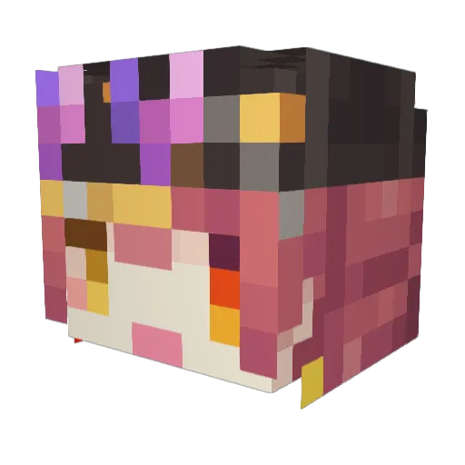 ganon0062 Minecraft avatar head, 3D render