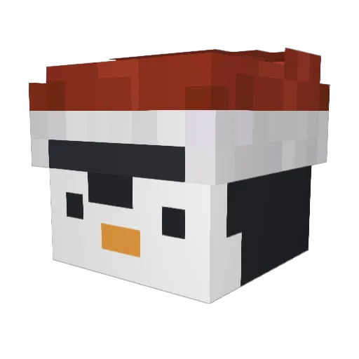 gansord Minecraft avatar head, 3D render
